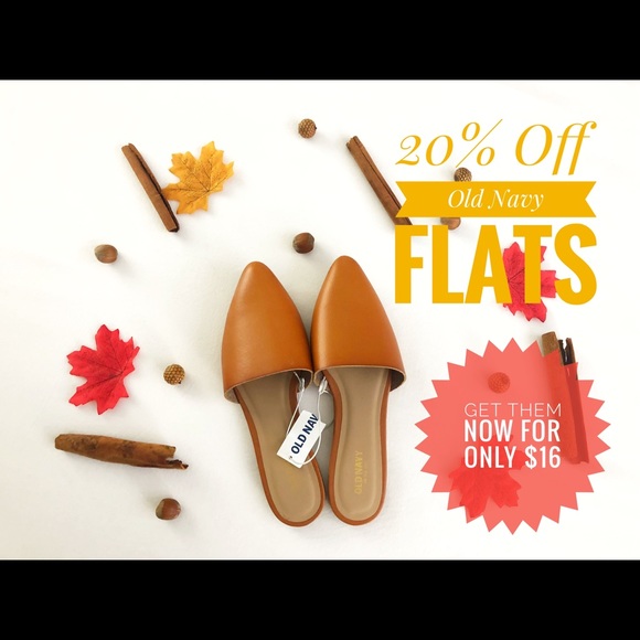 Old Navy Shoes - Old Navy  Leather Flats